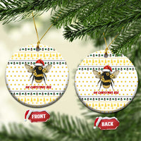 Oh Christmas Bee Bee Christmas Ceramic Ornament Xmas Holiday Patterns - Wonder Print Shop