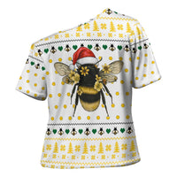 Oh Christmas Bee Bee Christmas Cross Shoulder Shirt Xmas Holiday Patterns - Wonder Print Shop