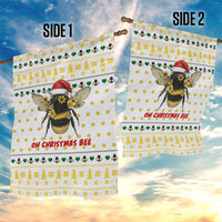 Oh Christmas Bee Bee Christmas Garden Flag Xmas Holiday Patterns - Wonder Print Shop