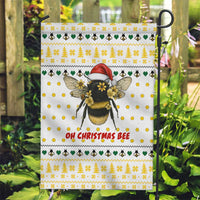 Oh Christmas Bee Bee Christmas Garden Flag Xmas Holiday Patterns - Wonder Print Shop