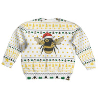 Oh Christmas Bee Bee Christmas Kid Ugly Christmas Sweater Xmas Holiday Patterns - Wonder Print Shop