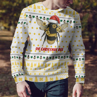Oh Christmas Bee Bee Christmas Ugly Christmas Sweater Xmas Holiday Patterns - Wonder Print Shop