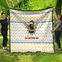 Oh Christmas Bee Bee Christmas Quilt Xmas Holiday Patterns - Wonder Print Shop
