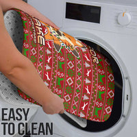 Oh For Fox Sake Christmas Bathroom Set Xmas Holiday Patterns - Wonder Print Shop