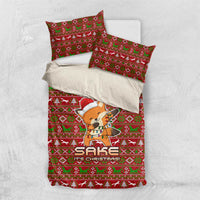 Oh For Fox Sake Christmas Bedding Set Xmas Holiday Patterns - Wonder Print Shop