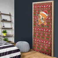 Oh For Fox Sake Christmas Door Cover Xmas Holiday Patterns - Wonder Print Shop