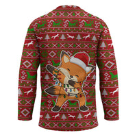 Oh For Fox Sake Christmas Hockey Jersey Xmas Holiday Patterns - Wonder Print Shop