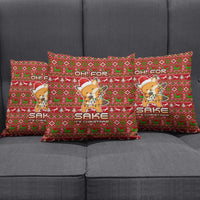 Oh For Fox Sake Christmas Pillow Cover Xmas Holiday Patterns - Wonder Print Shop