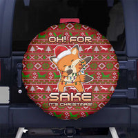 Oh For Fox Sake Christmas Spare Tire Cover Xmas Holiday Patterns - Wonder Print Shop