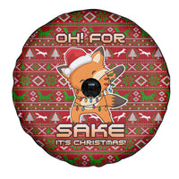 Oh For Fox Sake Christmas Spare Tire Cover Xmas Holiday Patterns - Wonder Print Shop