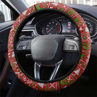 Oh For Fox Sake Christmas Steering Wheel Cover Xmas Holiday Patterns - Wonder Print Shop