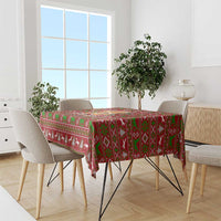 Oh For Fox Sake Christmas Tablecloth Xmas Holiday Patterns - Wonder Print Shop