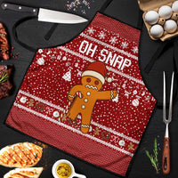 Oh Snap Christmas Apron Xmas Holiday Patterns - Wonder Print Shop