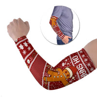 Oh Snap Christmas Arm Sleeves Xmas Holiday Patterns - Wonder Print Shop