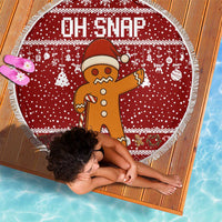Oh Snap Christmas Beach Blanket Xmas Holiday Patterns - Wonder Print Shop