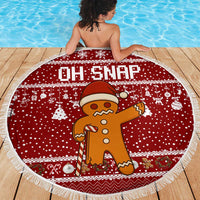 Oh Snap Christmas Beach Blanket Xmas Holiday Patterns - Wonder Print Shop