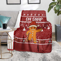 Oh Snap Christmas Blanket Xmas Holiday Patterns - Wonder Print Shop