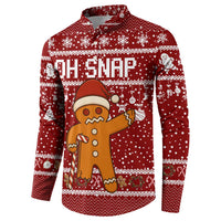 Oh Snap Christmas Button Sweatshirt Xmas Holiday Patterns - Wonder Print Shop