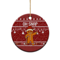 Oh Snap Christmas Ceramic Ornament Xmas Holiday Patterns - Wonder Print Shop