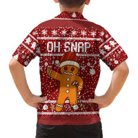 Oh Snap Christmas Family Matching Puletasi and Hawaiian Shirt Xmas Holiday Patterns - Wonder Print Shop
