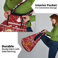 Oh Snap Christmas Grocery Bag Xmas Holiday Patterns - Wonder Print Shop