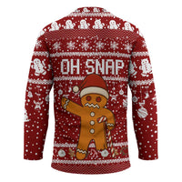 Oh Snap Christmas Hockey Jersey Xmas Holiday Patterns - Wonder Print Shop