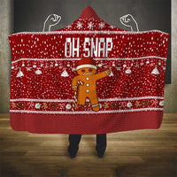 Oh Snap Christmas Hooded Blanket Xmas Holiday Patterns - Wonder Print Shop