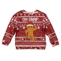 Oh Snap Christmas Kid Ugly Christmas Sweater Xmas Holiday Patterns - Wonder Print Shop