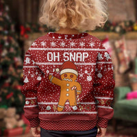Oh Snap Christmas Kid Ugly Christmas Sweater Xmas Holiday Patterns - Wonder Print Shop