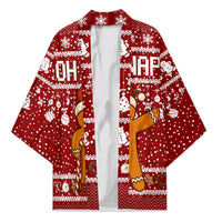 Oh Snap Christmas Kimono Xmas Holiday Patterns - Wonder Print Shop
