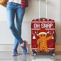 Oh Snap Christmas Luggage Cover Xmas Holiday Patterns - Wonder Print Shop