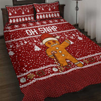 Oh Snap Christmas Quilt Bed Set Xmas Holiday Patterns - Wonder Print Shop