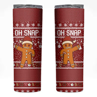 Oh Snap Christmas Skinny Tumbler Xmas Holiday Patterns - Wonder Print Shop