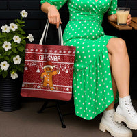 Oh Snap Christmas Tote Bag Xmas Holiday Patterns - Wonder Print Shop