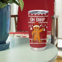 Oh Snap Christmas Tumbler Cup Xmas Holiday Patterns - Wonder Print Shop