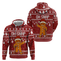 Oh Snap Christmas Zip Hoodie Xmas Holiday Patterns - Wonder Print Shop