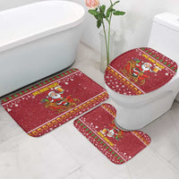 One More Night Santa Beer Christmas Bathroom Set Xmas Holiday Patterns - Wonder Print Shop