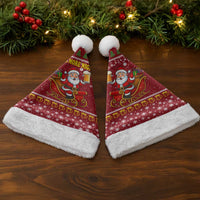 One More Night Santa Beer Christmas Santa Hat Xmas Holiday Patterns - Wonder Print Shop