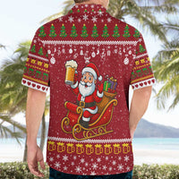 One More Night Santa Beer Christmas Hawaiian Shirt Xmas Holiday Patterns - Wonder Print Shop