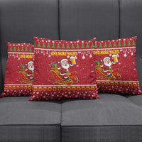 One More Night Santa Beer Christmas Pillow Cover Xmas Holiday Patterns - Wonder Print Shop