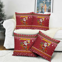 One More Night Santa Beer Christmas Pillow Cover Xmas Holiday Patterns - Wonder Print Shop