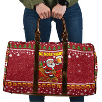 One More Night Santa Beer Christmas Travel Bag Xmas Holiday Patterns - Wonder Print Shop