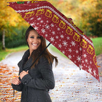One More Night Santa Beer Christmas Umbrella Xmas Holiday Patterns - Wonder Print Shop