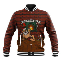 One Night Only Christmas Baseball Jacket Xmas Holiday Patterns - Wonder Print Shop