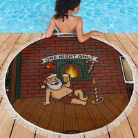 One Night Only Christmas Beach Blanket Xmas Holiday Patterns - Wonder Print Shop
