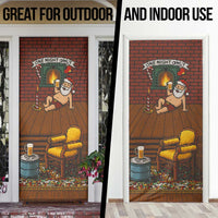 One Night Only Christmas Door Cover Xmas Holiday Patterns - Wonder Print Shop