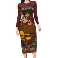 One Night Only Christmas Family Matching Long Sleeve Bodycon Dress and Hawaiian Shirt Xmas Holiday Patterns - Wonder Print Shop