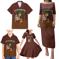 One Night Only Christmas Family Matching Puletasi and Hawaiian Shirt Xmas Holiday Patterns - Wonder Print Shop