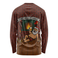 One Night Only Christmas Long Sleeve Shirt Xmas Holiday Patterns - Wonder Print Shop