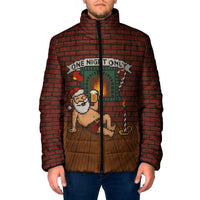 One Night Only Christmas Padded Jacket Xmas Holiday Patterns - Wonder Print Shop